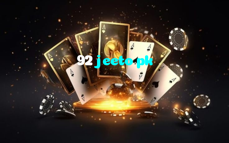 92 jeeto pk casino presented on mobile device in Pakistan with slots and live games